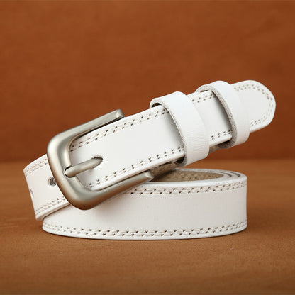 Ladies vintage leather belt