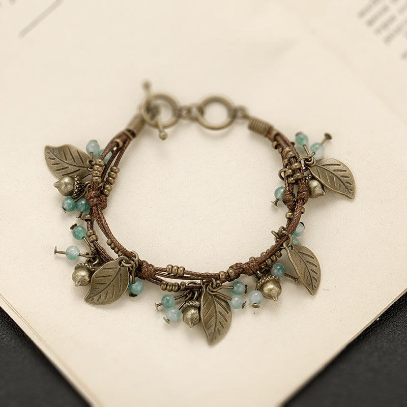 Vintage hand-woven bracelet