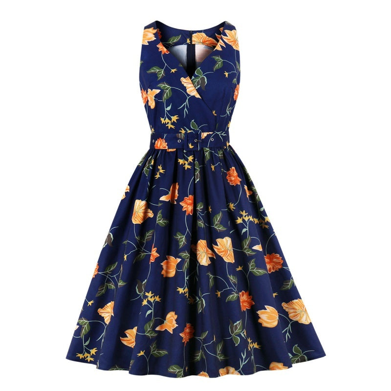 Vintage print dress