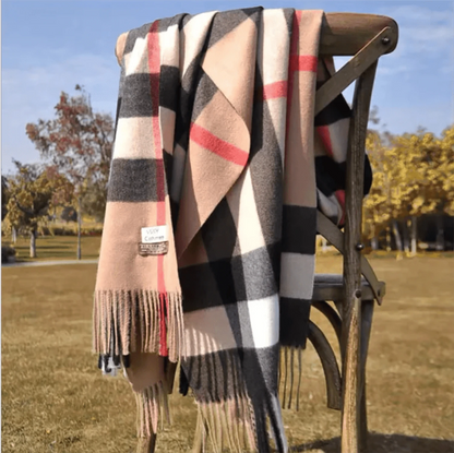 Women's winter scarf, warm and stylish for cold weather.