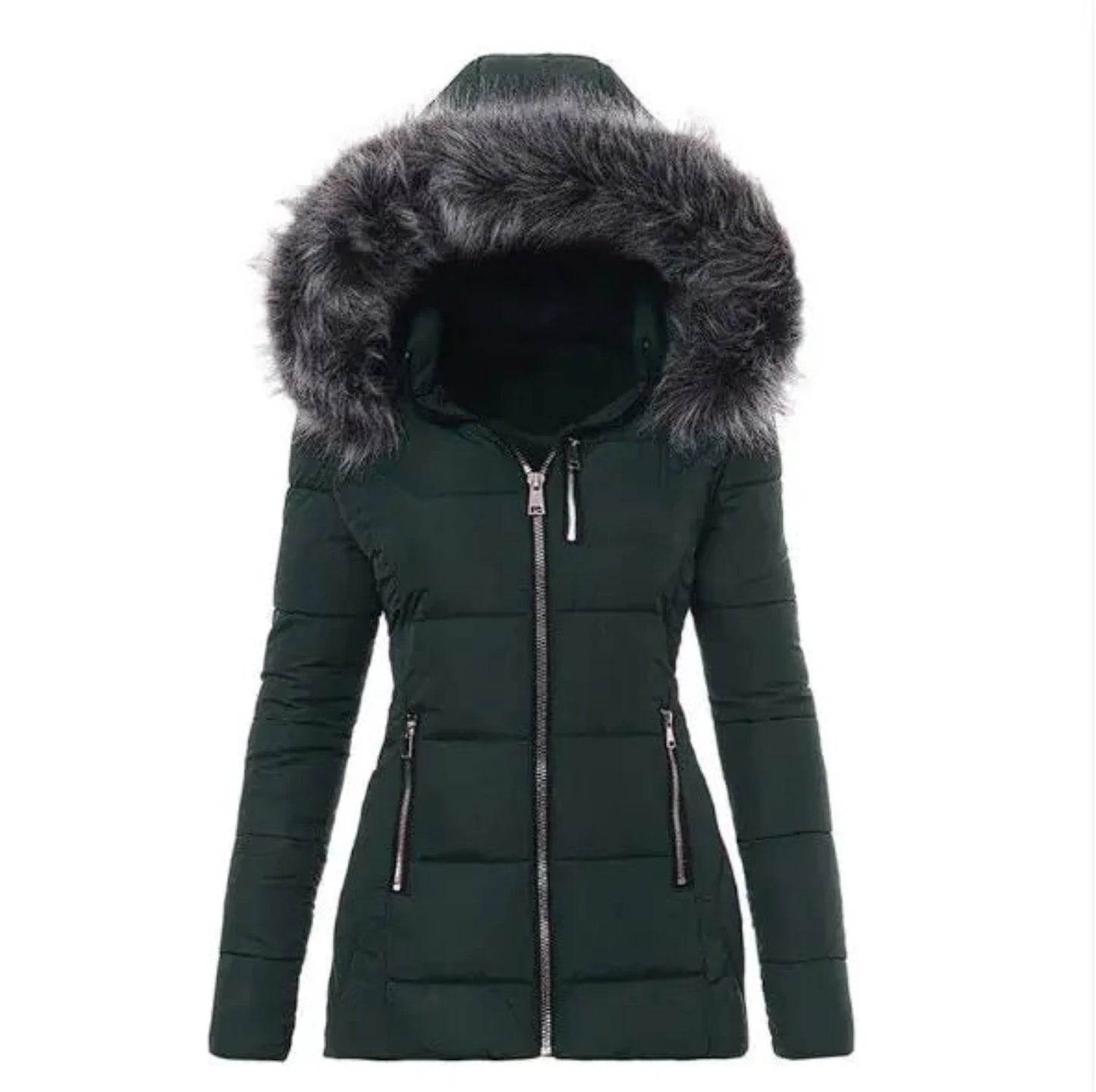 Warm outdoor cotton mountaineering jacket for comfort and protection in cold weather.