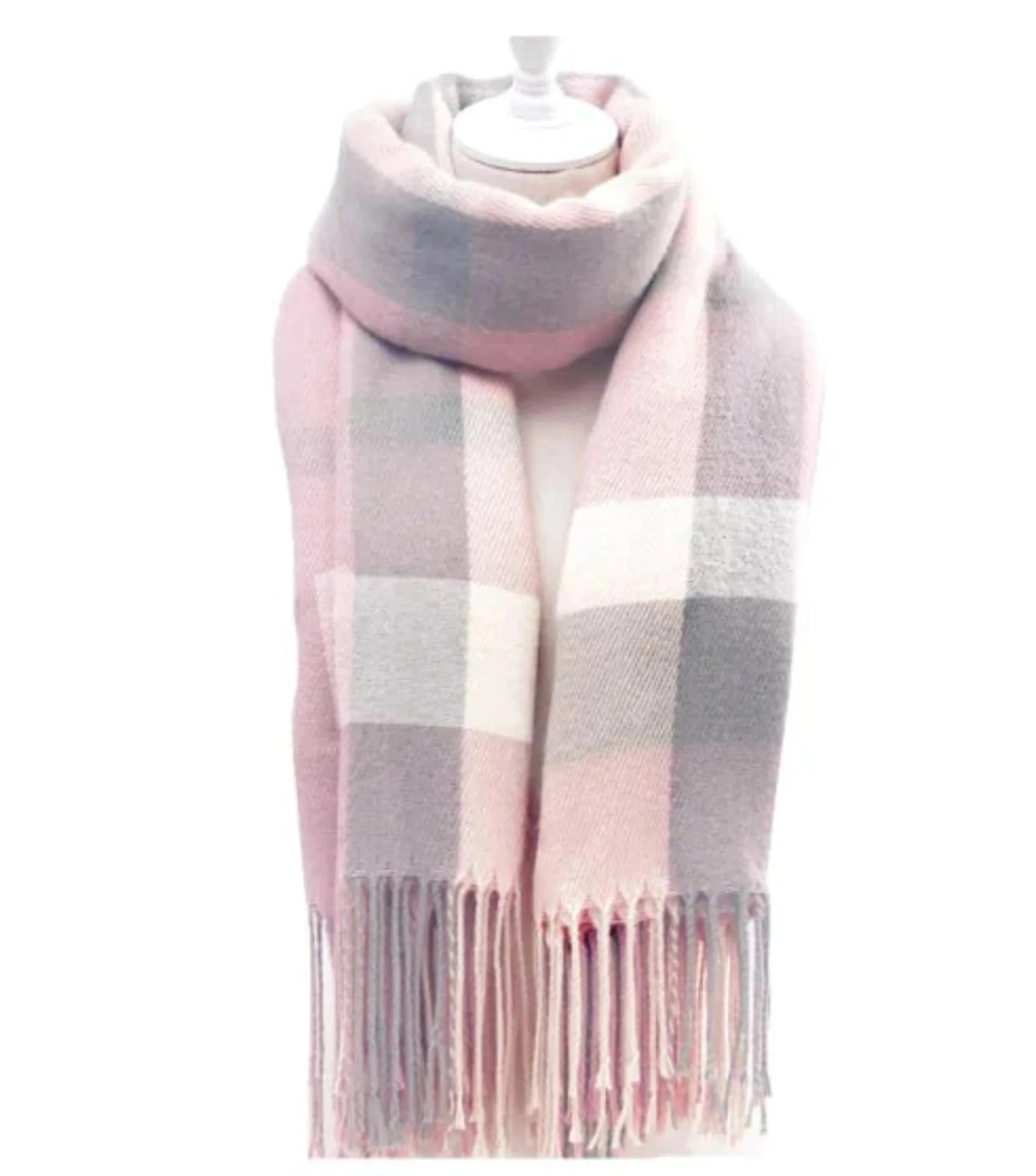 Women's winter scarf, warm and stylish for cold weather.