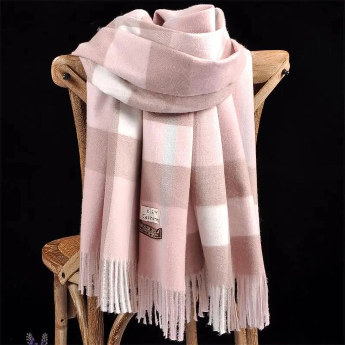 Women's winter scarf, warm and stylish for cold weather.