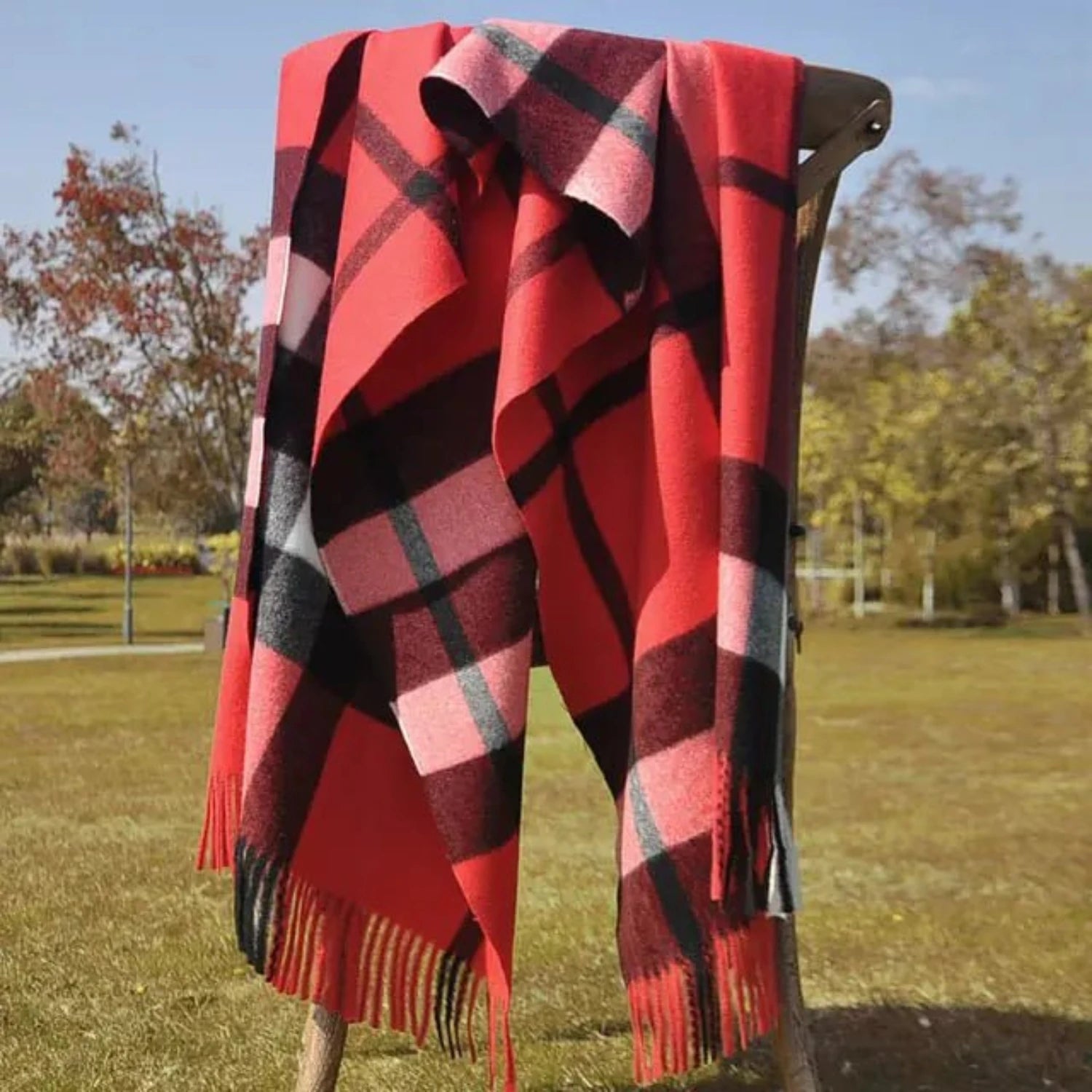 Women's winter scarf, warm and stylish for cold weather.