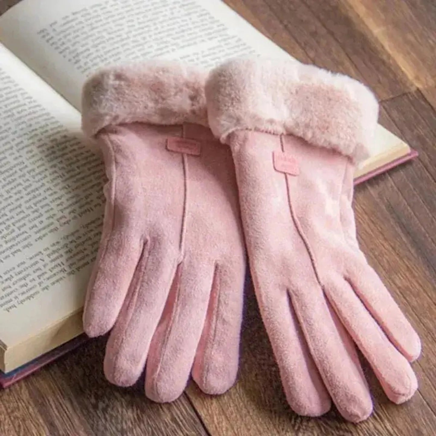 Women's fashion gloves for winter, stylish and warm cold weather accessory.