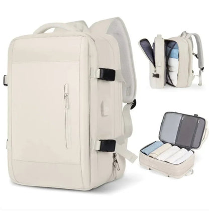 Women’s travel backpack designed for comfort, style, and function.