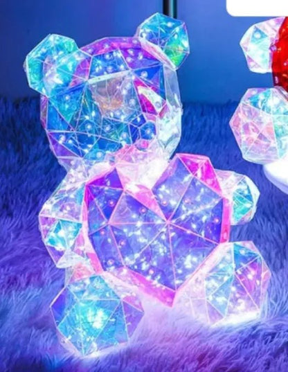 Colourful Luminous Bear - perfect gift! - Mareslie Apparel