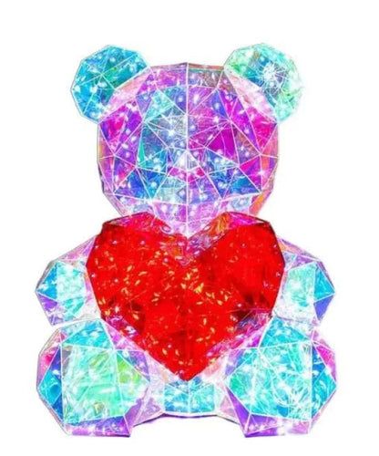 Colourful Luminous Bear - perfect gift! - Mareslie Apparel