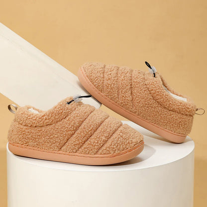 Cotton Shoes - Thickened Warm Non - Slip Cotton Slippers - Mareslie Apparel