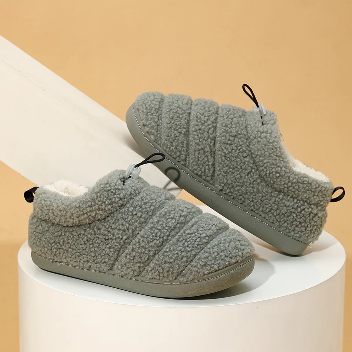 Cotton Shoes - Thickened Warm Non - Slip Cotton Slippers - Mareslie Apparel