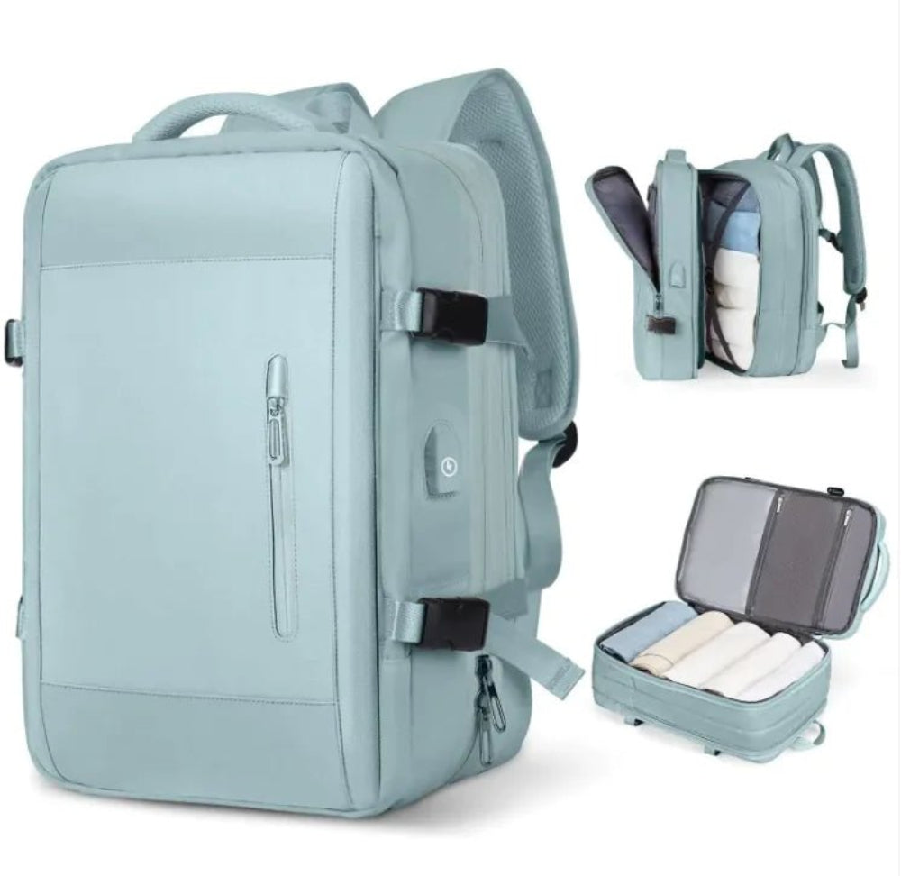 Women’s travel backpack designed for comfort, style, and function.