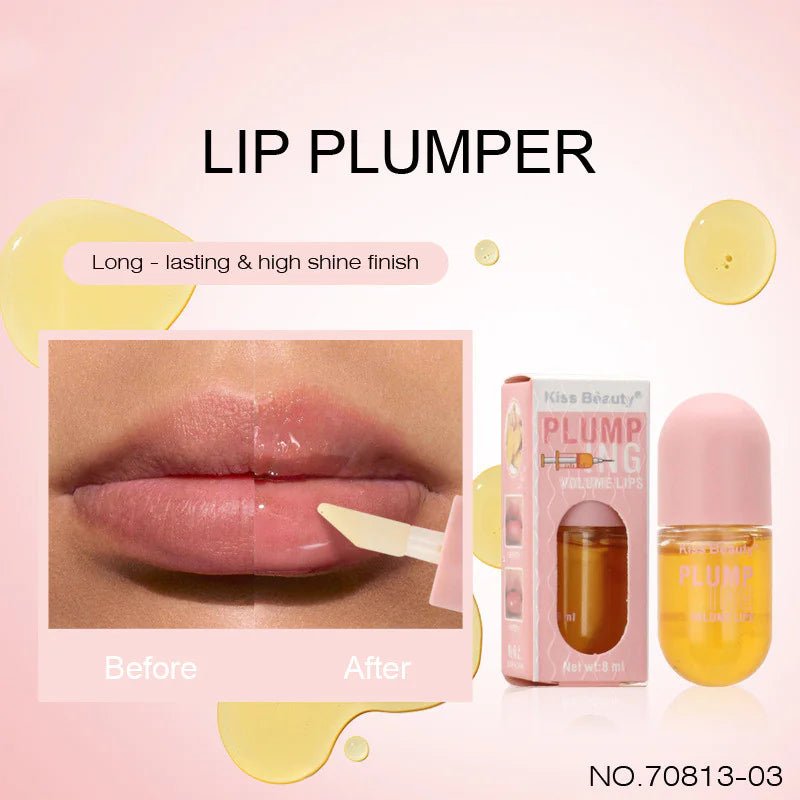 Moisturizing lip care capsules for soft, nourished lips.