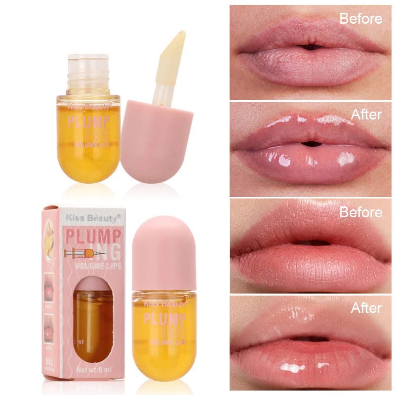 Moisturizing lip care capsules for soft, nourished lips.