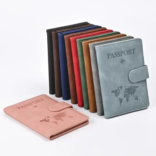 PU Leather Passport and Card Holder - Mareslie Apparel