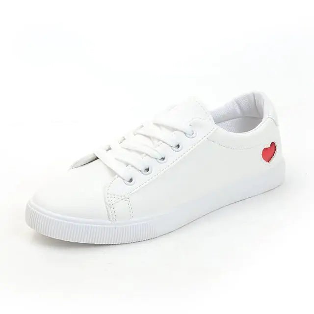 Skate White Shoes - Mareslie Apparel