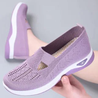 Soft Sole Breathable Hollow Out Flat Shoes for Women - Mareslie Apparel