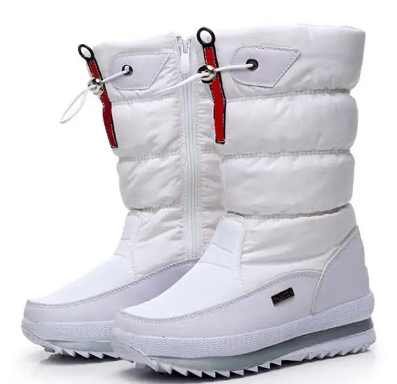 Thick waterproof and anti - ski boots for Winter - Mareslie Apparel