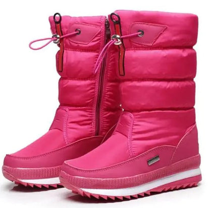 Thick waterproof and anti - ski boots for Winter - Mareslie Apparel