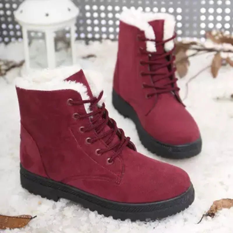 Women Winter Ankle Boots Winter Shoes - Mareslie Apparel