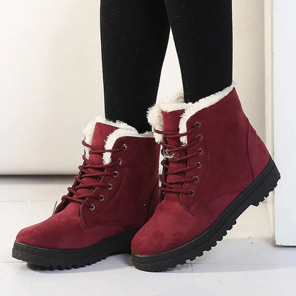 Women Winter Ankle Boots Winter Shoes - Mareslie Apparel