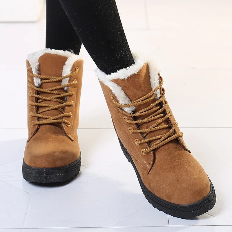 Women Winter Ankle Boots Winter Shoes - Mareslie Apparel