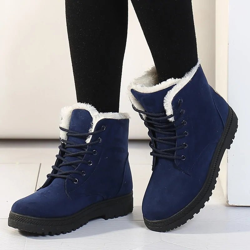 Women Winter Ankle Boots Winter Shoes - Mareslie Apparel