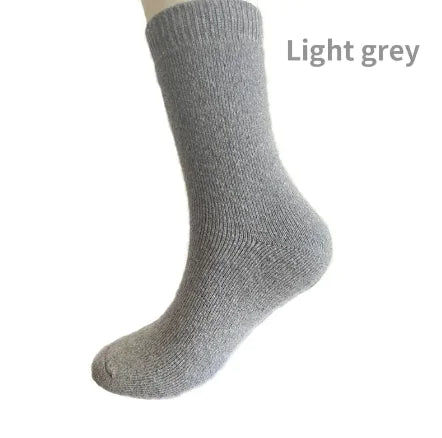 Wool Socks Thickened And Plush Warm Terry Middle Cylinder - Mareslie Apparel