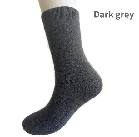 Wool Socks Thickened And Plush Warm Terry Middle Cylinder - Mareslie Apparel